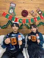 左から寺田心、鈴木梨央。