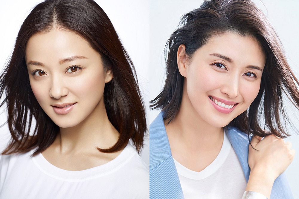 左から中越典子、橋本マナミ。