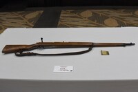 「ゴールデンカムイ」の撮影で使われた小道具。