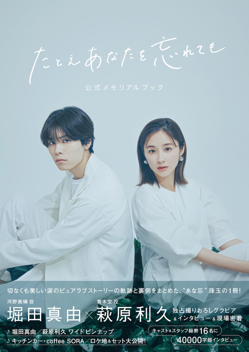 「たとえあなたを忘れても」公式メモリアルブックの表紙。