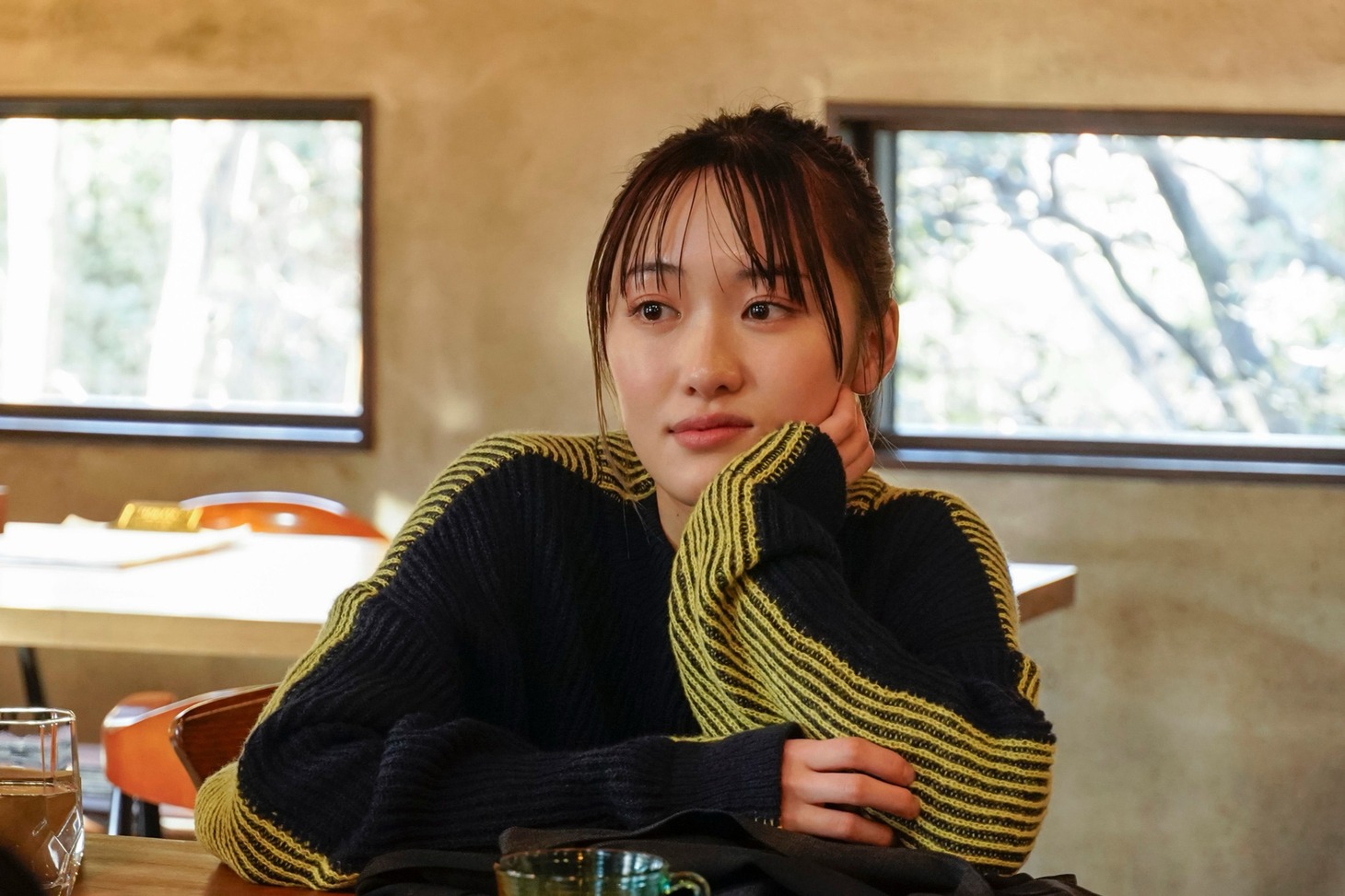清水香奈子役の工藤遥。