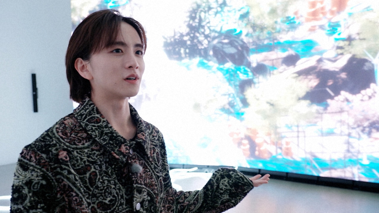 「『日曜美術館』SP ハッピーニューアーツ！」より、板垣李光人。
