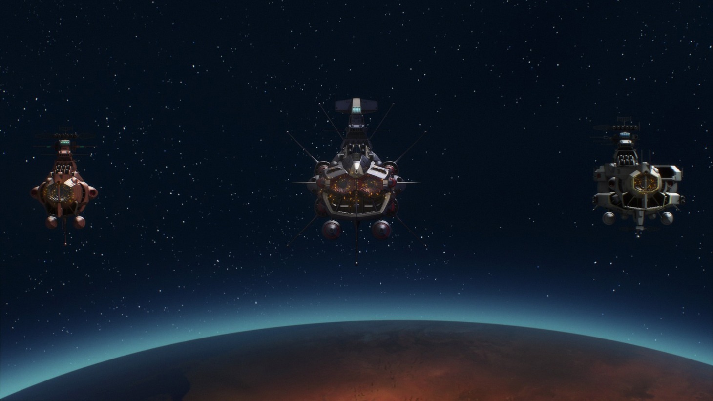 「ヤマトよ永遠に REBEL3199 第一章 黒の侵略」場面カット