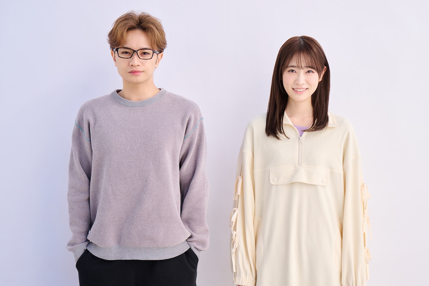 左から松永純役の中島健人、園田美己役の高橋ひかる。