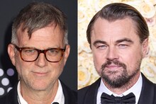 左からポール・トーマス・アンダーソン、レオナルド・ディカプリオ。