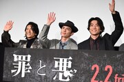 左から石田卓也、高良健吾、大東駿介。