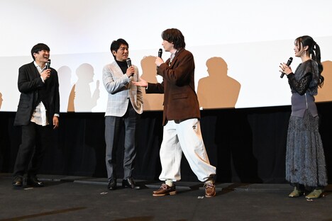 左から劇団ひとり、高橋克典、犬飼貴丈、北原里英。