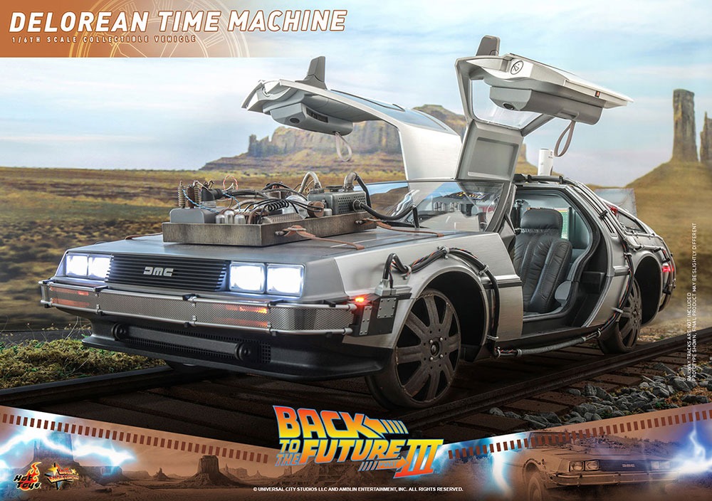 「【ムービー・マスターピース】「バック・トゥ・ザ・フューチャーPART3」1/6スケールビークル デロリアン・タイムマシン」