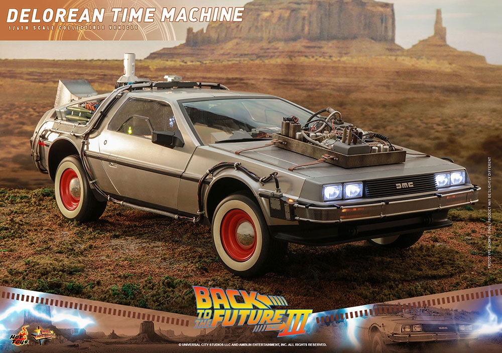 「【ムービー・マスターピース】「バック・トゥ・ザ・フューチャーPART3」1/6スケールビークル デロリアン・タイムマシン」