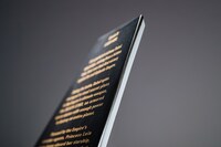 「有田焼 オープニングクロール皿」  (c)＆(TM) Lucasfilm Ltd.