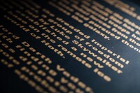 「有田焼 オープニングクロール皿」  (c)＆(TM) Lucasfilm Ltd.