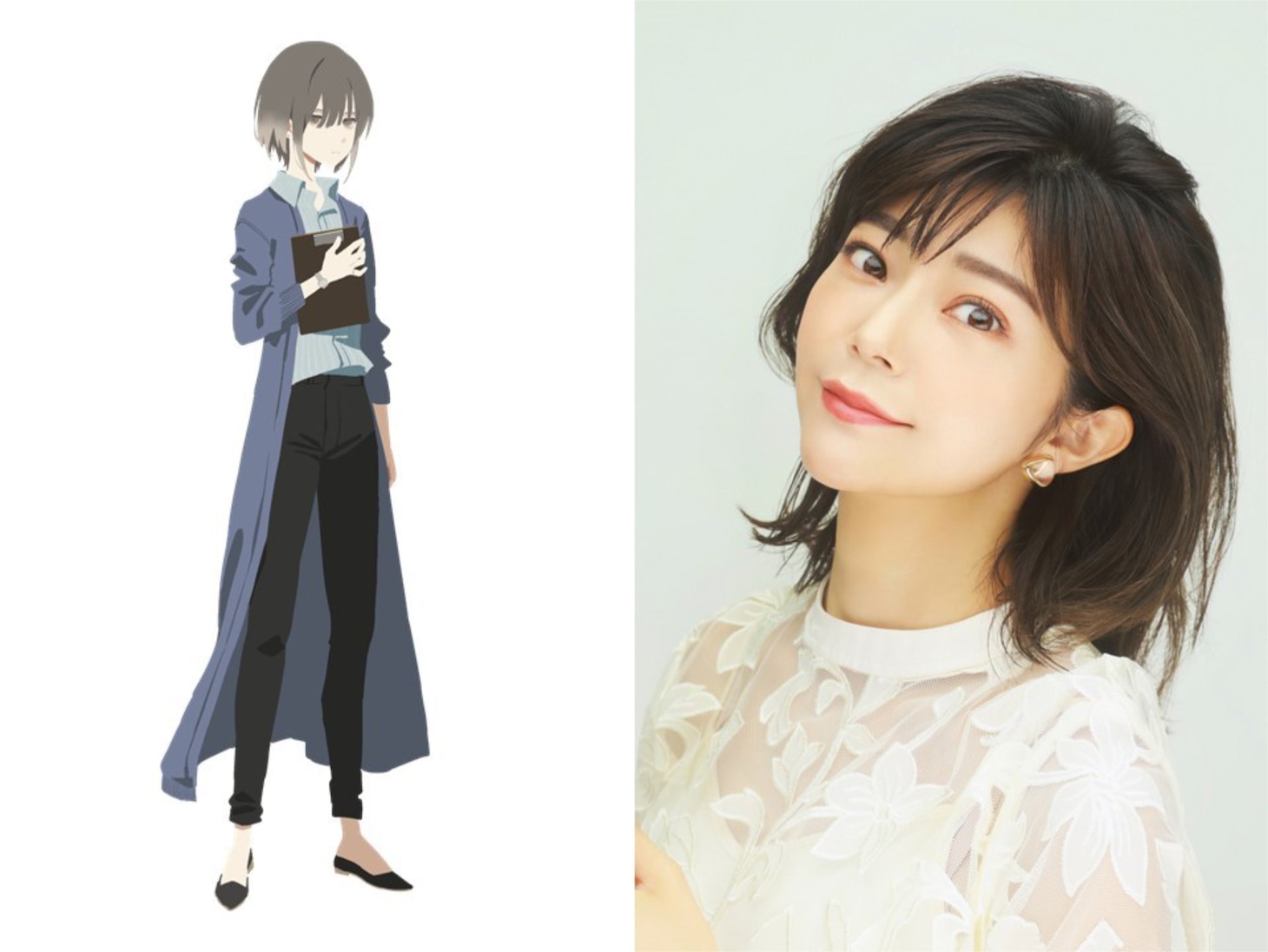 左から織重夕、伊瀬茉莉也。