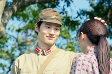 「あの花が咲く丘で、君とまた出会えたら。」より、水上恒司。(c)2023「あの花が咲く丘で、君とまた出会えたら。」製作委員会