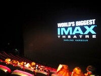 IMAX Sydneyのシアター内の様子。