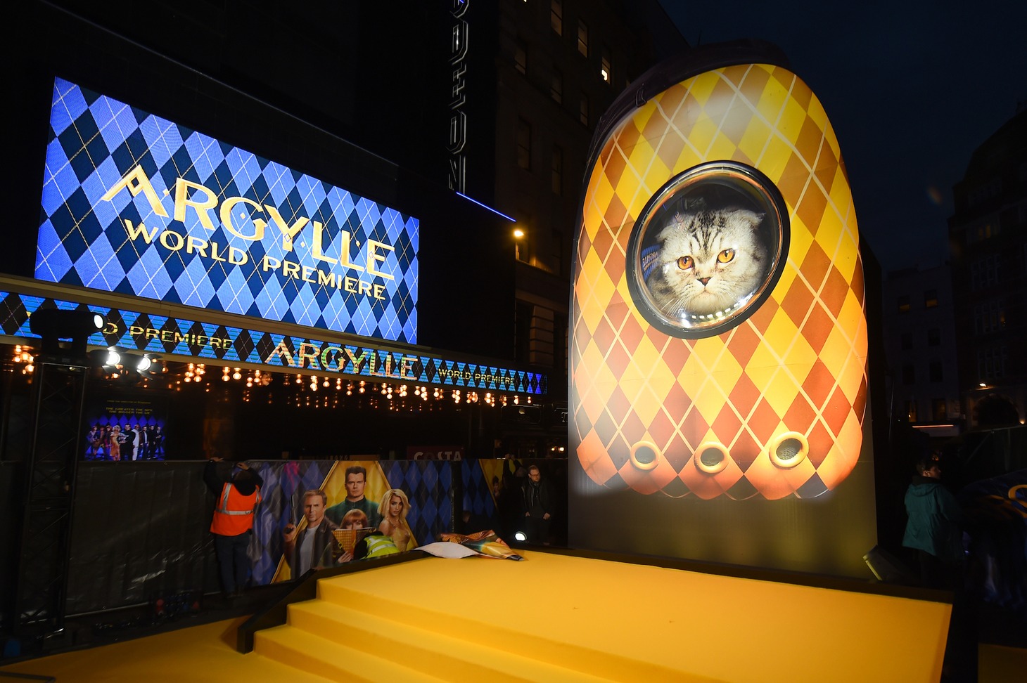 「ARGYLLE／アーガイル」ワールドプレミア会場の一部。(c)2024 Getty Images