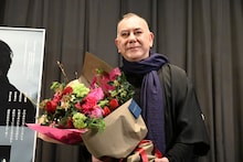 「白日青春-生きてこそ-」初日舞台挨拶に登壇したアンソニー・ウォン。