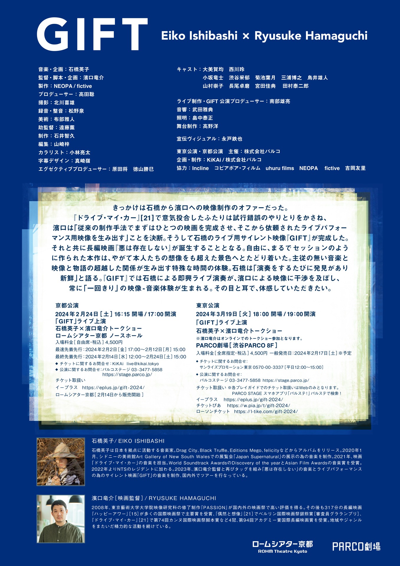 「GIFT」チラシビジュアル裏