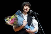 「ケイコ 目を澄ませて」で第45回ヨコハマ映画祭の主演女優賞を受賞した岸井ゆきの。