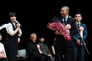 左から岸井ゆきの、三宅唱、松浦慎一郎。