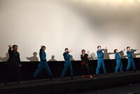 「ウルトラマンブレーザー THE MOVIE 大怪獣首都激突」プレミア上映会の様子。