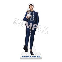 応募者全員プレゼントの「チュ・ジフン 特製アクリルスタンド」。