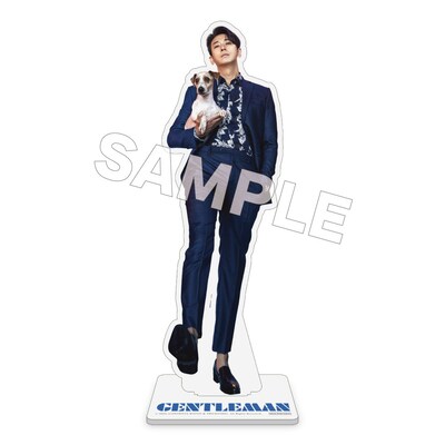 応募者全員プレゼントの「チュ・ジフン 特製アクリルスタンド」。