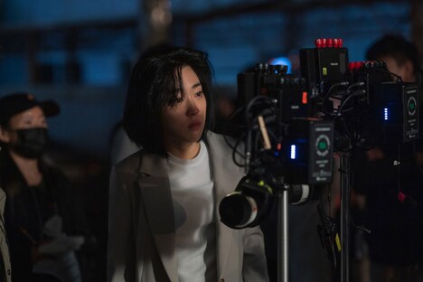 韓国映画「ジェントルマン」撮影中のチェ・ソンウン。