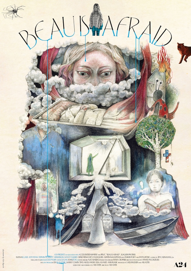 「ボーはおそれている」オルタナティブポスター（ヒグチユウコ×大島依提亜）