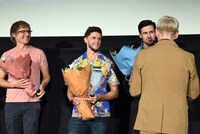 「Firebird ファイアバード」初日舞台挨拶の様子。