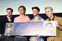 「Firebird ファイアバード」初日舞台挨拶の様子。