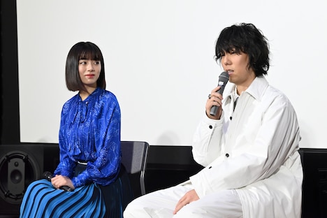 ドラマ「舟を編む ～私、辞書つくります～」会見の様子。