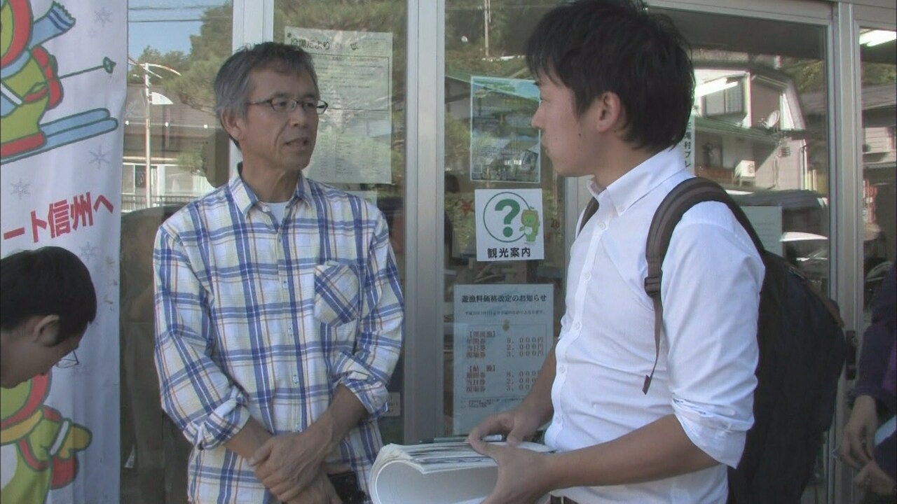 東海テレビで2017年に放送された番組「家族のキモチ」の取材時の様子。