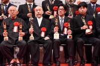 左から鈴木敏夫、塚本晋也、阪本順治、石井裕也。