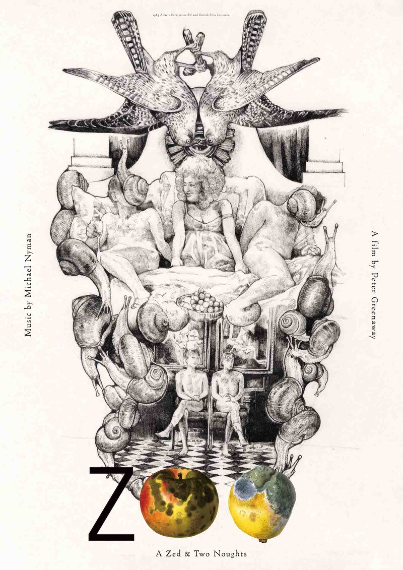 ヒグチユウコ、大島依提亜による「ZOO」オルタナティブポスター。