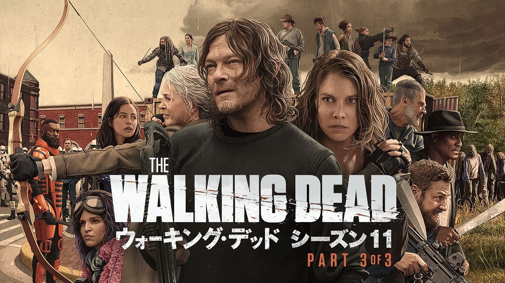 海外ドラマ「ウォーキング・デッド」シーズン11のキービジュアル。(c)2022 AMC Network Entertainment LLC. All Rights Reserved.