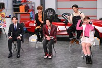 「爆上戦隊ブンブンジャー」制作発表会見の様子。