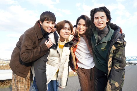 左から西垣匠、山下幸輝、木戸大聖、豊田裕大。