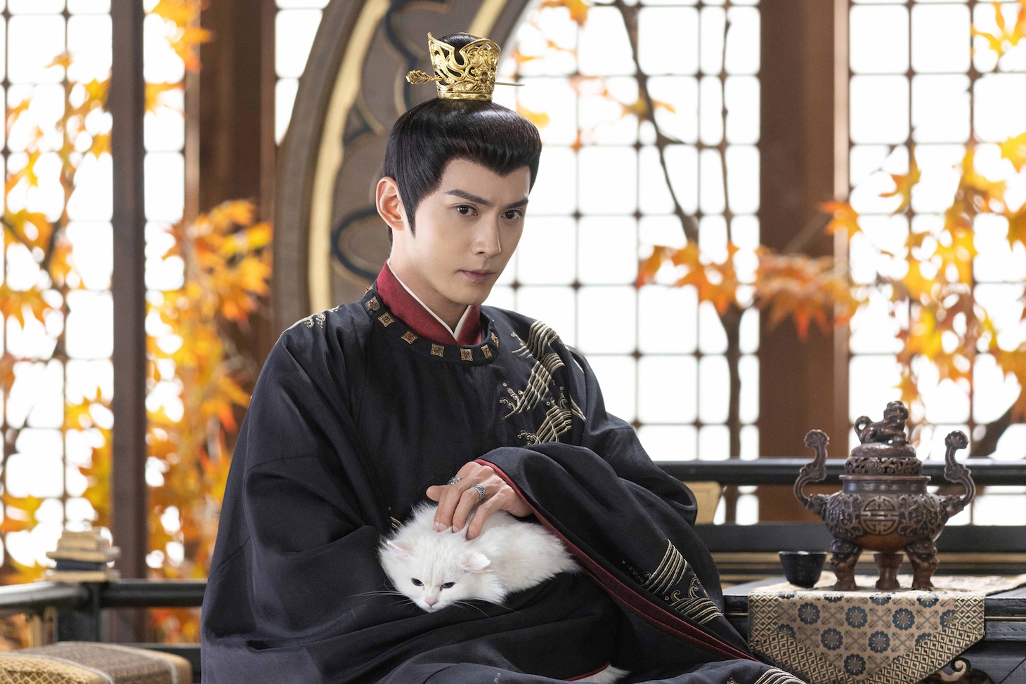 中国ドラマ「花令嬢の華麗なる計画」より、シュー・ジェンシー（徐正溪）演じる姫元溯（きげんそ）。