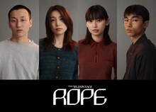 左から樹、芋生悠、中尾有伽、藤江琢磨。