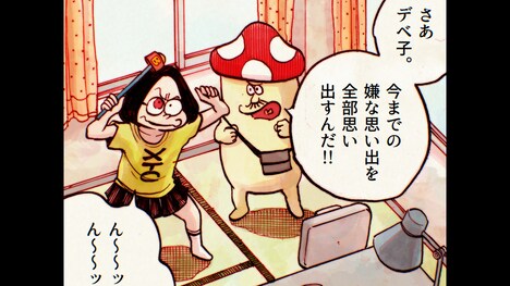 イソベやん（右）とデベ子（左）。