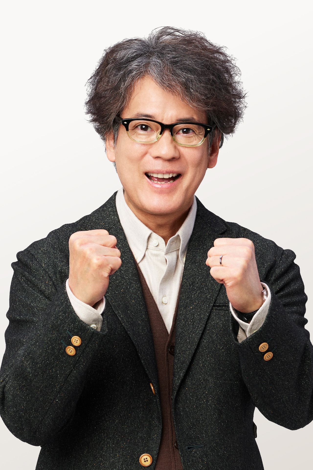 吉川真也役の唐沢寿明。