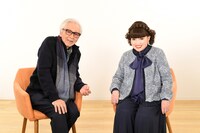 左から山田洋次、黒柳徹子。