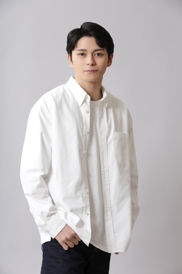 水野遥斗（みずのはると）役の眞栄田郷敦。