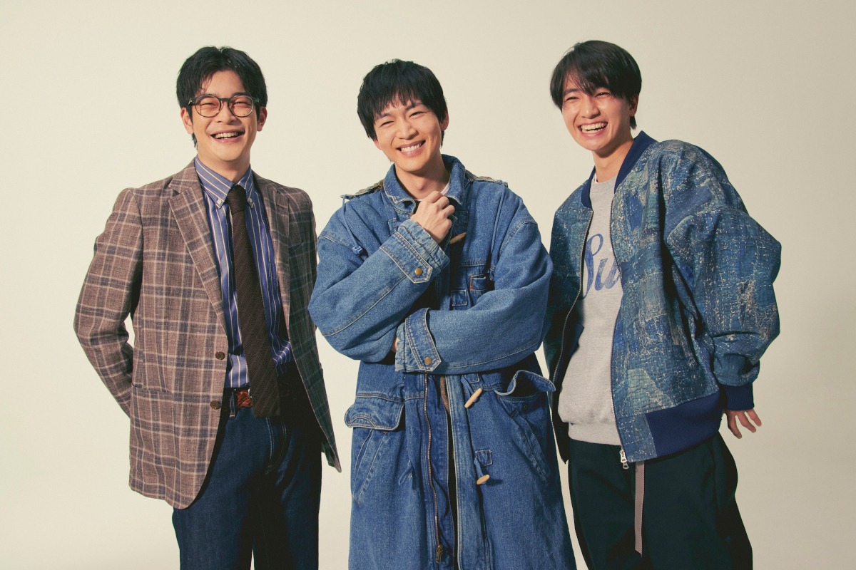 左から井之脇海、松下洸平、木戸大聖。