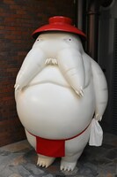 「ジブリの大倉庫」新規展示の「おしらさま」。