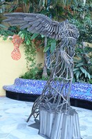 「ジブリの大倉庫」新規展示の「創造の翼」。