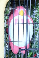 「ジブリの大倉庫」新規展示の「インコマン」。