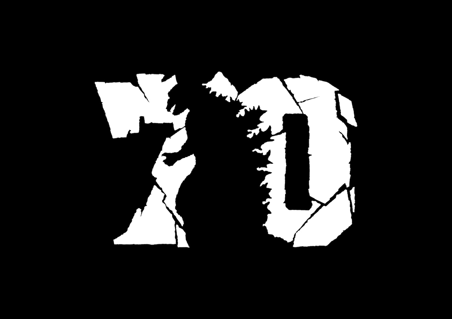 ゴジラ70周年のロゴ。