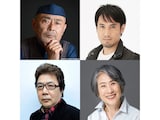 上段左から伊武雅刀（photo by Tatsuro Sekiguchi）、田村真。下段左から玄田哲章、大西多摩恵。