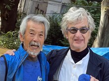 田中泯（左）とヴィム・ヴェンダース（右）。